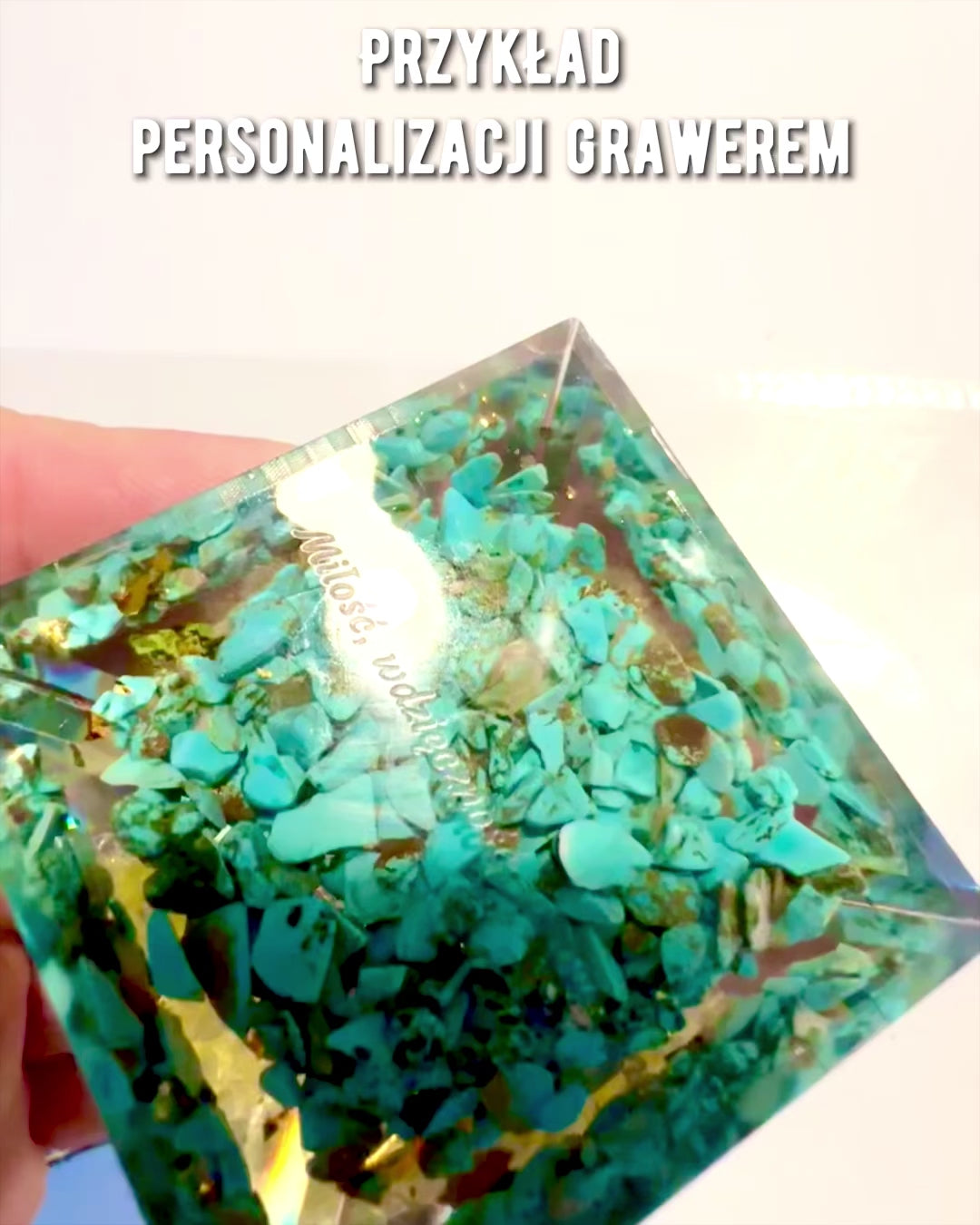 Orgonitt energipyramide "Harmonia Turmalinu"
