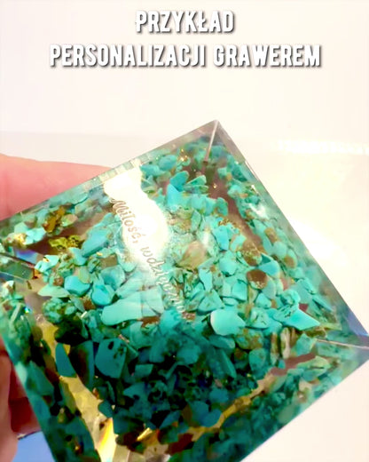 Orgonitt energipyramide "Harmonia Turmalinu"