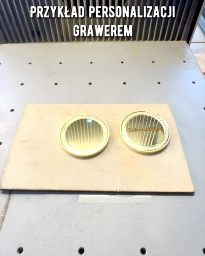 Tom Utfordringsmynt med Mulighet for Personlig Gravering – Samleobjekt, 40mm, tre modeller